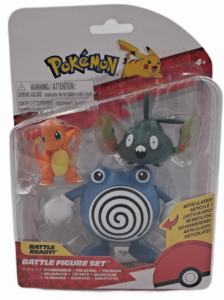 OUTLET Pokemony – Zestaw 3 figurek: Charmander, Poliwhirl, Trubbis - PKW4084  