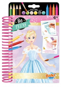 Buki - Szkicownik projektowania: Stroje księżniczek CM101