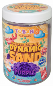 TUBAN 3556 Piasek dynamiczny 1 kg fioletowy