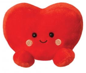 Aurora 61513 Maskotka 13 cm - Czerwone serce