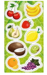 RANOK - Naklejki owoce – 1257