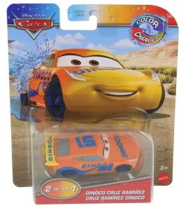 Cars Auta - Autko zmieniające kolor Dinoco Cruz Ramirez GNY94 JHG26