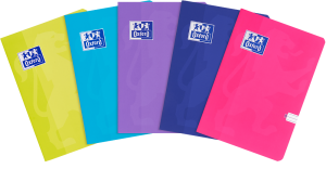 Zeszyt szkolny w szeroką linię 60 kartki A5 Oxford mix wzorów 0019