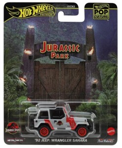 Hot Wheels Premium - Pop Culture - Jurassic Park '92 Jeep Wrangler Sahara HXD63 JBL59