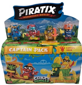PIRATIX CRAZY JUNGLE Kapitan Louie z różową szpadą piracką - 39809  
