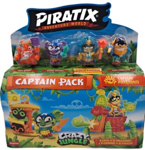 PIRATIX CRAZY JUNGLE Kapitan Pharaonix z różową laską faraona - 39809   