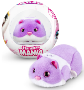 Zuru Pets Alive Hamster Mania Interaktywny Pluszowy Chomik Fioletowy 9543GQ1 