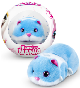 Zuru Pets Alive Hamster Mania Interaktywny Pluszowy Chomik Niebieski 9543GQ1 