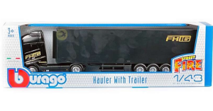 Bburago Ciężarówka z naczepą Volvo FH16 1:43 18 - 14614 