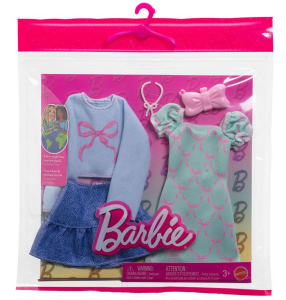 Barbie Ubranka w Kokardy 2-pak z Modnymi Dodatkami - HYV05