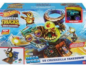 Hot Wheels – Monster Trucks – Arena goryla Mega- Wrex vs Crushzilla- HPN71