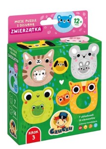 CzuCzu - Moje puzzle z dziurką - Zwierzątka- 493761