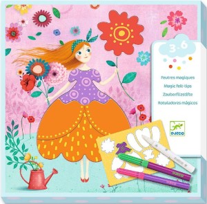 DJECO - Zestaw artystyczny z magicznym pisakiem - Sukienka 09886