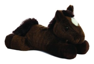 Aurora 16486 Maskotka Koń ciemnobrązowy 20 cm