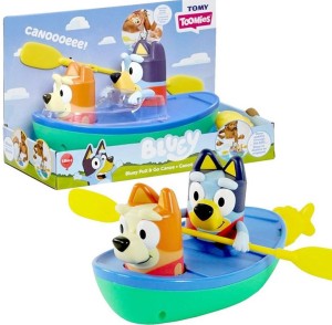 Bluey - Zabawka do kąpieli - Bluey kajak z wiosłami - E73670