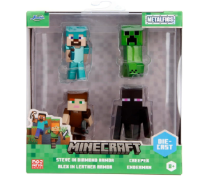 Jada 35615 Zestaw figurek Minecraft 4 sztuki