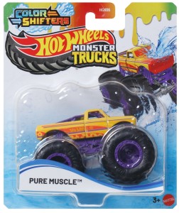 Hot Wheels – Monster Trucks – Zmieniający Kolor - Pure Muscle - HGX06 JDV89