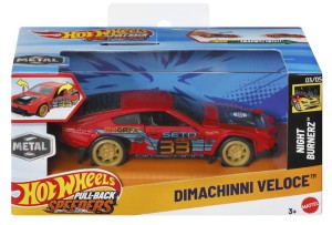 Hot Wheels - Pull-Back Speeders - Autko z napędem - Dimachinni Veloce JCM07