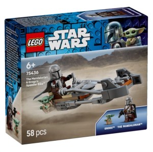 LEGO Star Wars 75436 Śmigacz Mandalorianina i Grogu