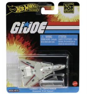 Hot Wheels G.I.JOE Combat Jet Skystriker Grumman F-14 Tomcat - HXD63 JBL77