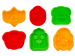 Brawl Stars Silikonowe foremki na ciastka - CR4019 