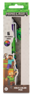 MINECRAFT 91300 Długopis wielokolorowy 