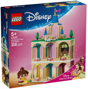 LEGO Disney 43291 Mała Bella i Tiana z zamkiem