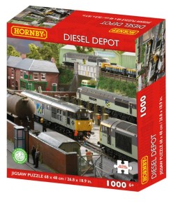 Hornby - Puzzle 1000 elementów - Diesel Depot - HB0002