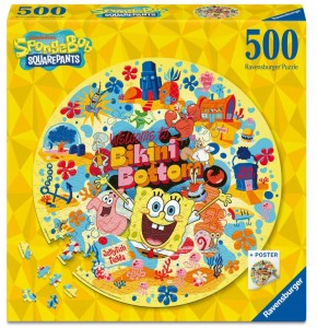 Ravensburger – Puzzle 500 el. – Spongebob Kanciastoporty 12001657