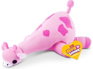 Zuru - Hug a Lumps  - Seria Walentynkowa Maskotka obciążeniowa 0,6kg  Żyrafa Fleur 30 cm - 14908E