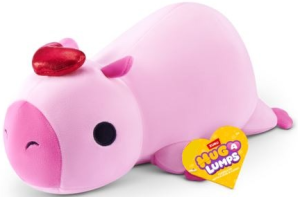 Zuru - Hug a Lumps  - Seria Walentynkowa Maskotka obciążeniowa 0,6kg  Kapibara Clara 30 cm - 14908D