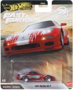 Hot Wheels 2026 Fast & Furious 25 Rocznica 1/5 1995 Mazda RX-7  - HNW46 JHW71