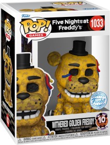 Funko POP 1033 FNAF Withered Golden Freddy 30911