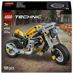 LEGO Technic 42225 Żółty Motocykl 