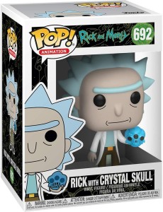 Funko POP 692 Rick i Morty - Rick z kryształową czaszką 54384