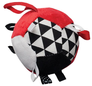 Mom's Care Hencz Toys - Piłeczka z grzechotką - czerwona 941