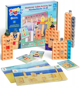 Learning Resources - MathLink Cubes - Kostki do nauki liczenia 21-30 HM96321-UK