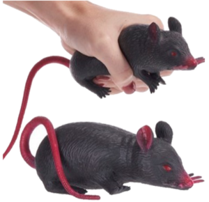 Gniotek – Gniotek szczur czarny 12,5 cm - 65614  
