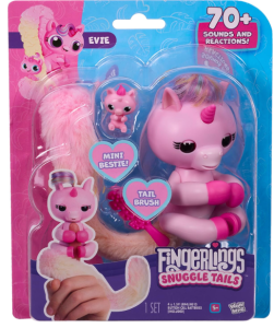 Fingerlings Interaktywny Jednorożec Snuggle Tails na palec - 3242 