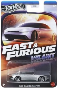 Hot Wheels - Fast & Furious - 2022 DeLorean Alpha5 - HNR88 JBY38