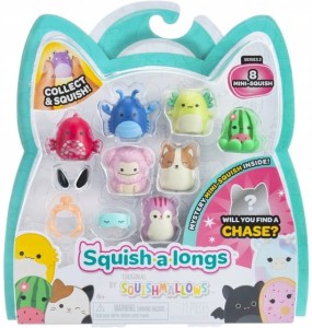 Squishmallows – Zestaw 8 figurek  Squish-a-longs SQAL0065