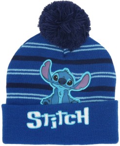 Lilo & Stitch - Niebieska Czapka z granatowym pomponem 3818 