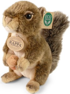 Rappa 230590 Maskotka Wiewiórka z orzechem 20 cm