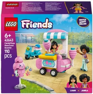 Klocki LEGO Friends 42643 Stoisko z wata cukrową i skuter