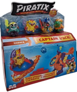 OUTLET PIRATIX - Zestaw Captain Pack Gondolino Shark Treasure - 2 Seria  - 7027 