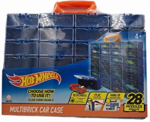 OUTLET Hot Wheels -  Walizka na autka pęknięta gablotka HWCC8C   