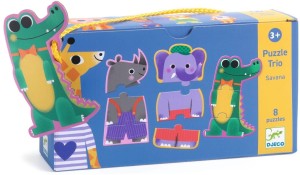 DJECO - Puzzle TRIO SAWANNA 08242