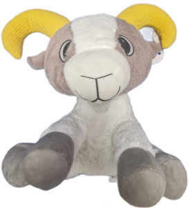 Goat Simulator - Maskotka biało - szara Koza 40 cm - 03634  