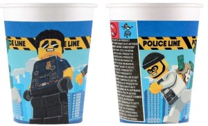 Kubeczki papierowe 200 ml LEGO CITY - 5118