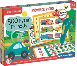 Clementoni - Mówiące Pióro - 500 pytań - Pojazdy - 50929